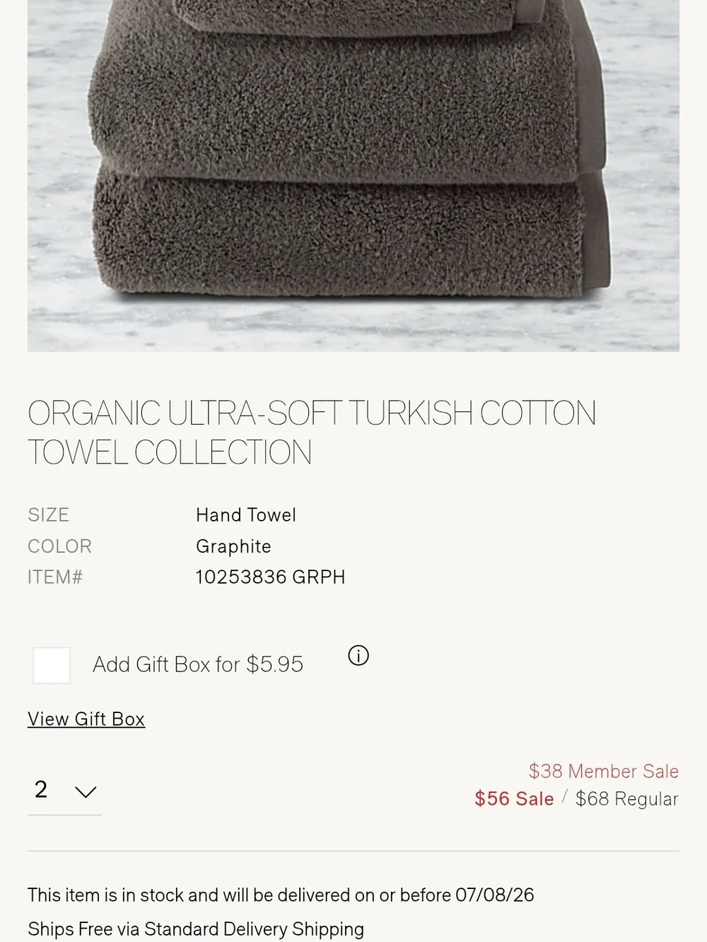 Restoration Hardware Turkish Towel Set